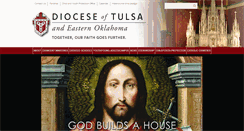 Desktop Screenshot of dioceseoftulsa.org