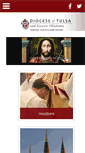 Mobile Screenshot of dioceseoftulsa.org